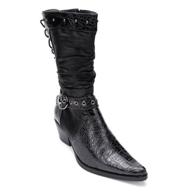 BOTAS MUJER THUNDER BLUE NEGRO ELLEN - 3