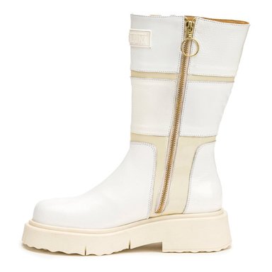 BOTAS MUJER LANDAZURI CUERO BLANCO REA - 2