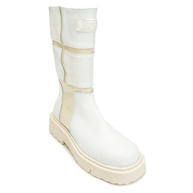 BOTAS MUJER LANDAZURI CUERO BLANCO REA - 3
