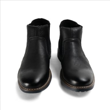 BOTÍN HOMBRE CUERO NEGRO ALOIS ZAMETA CASUAL - 2