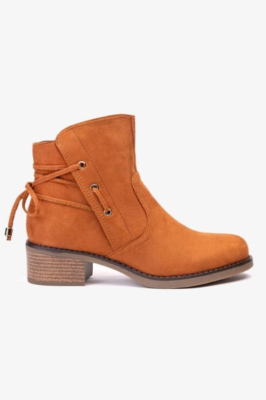 BOTÍN MUJER CASUAL ALIDA CAFÉ THUNDER BLUE - 1