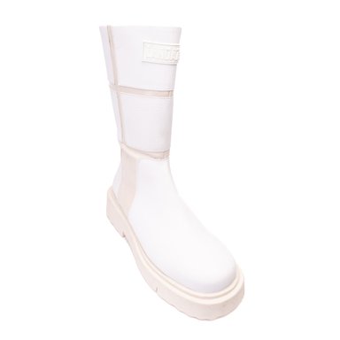 BOTAS MUJER LANDAZURI CUERO BLANCO VEGANA REA - 3