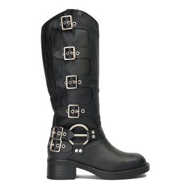 BOTAS MUJER ZAMETA NEGRO BALMORAL - 1