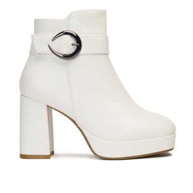 BOTÍN MUJER BLANCO DRISSIA CHINITOWN CASUAL - 1