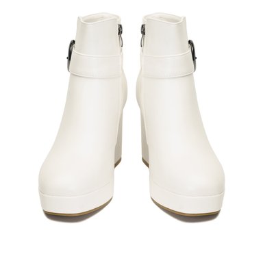 BOTÍN MUJER BLANCO DRISSIA CHINITOWN CASUAL - 4
