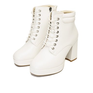 BOTÍN MUJER BLANCO LEYLAK CHINITOWN CASUAL - 3