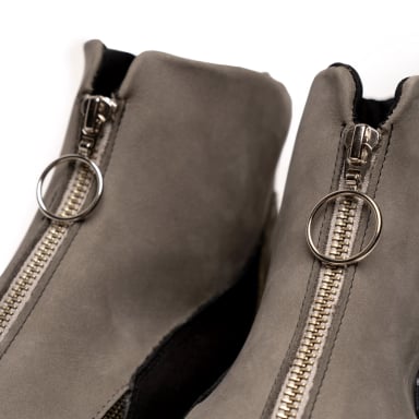 BOTIN CUERO V002 GRIS LANDAZURI - 7