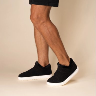 PANTUFLA HOMBRE BORLA NEGRO CHINITOWN - 2