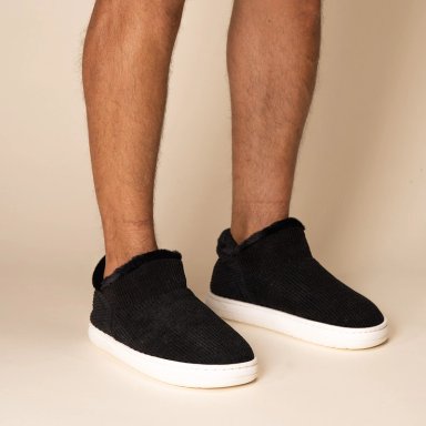 PANTUFLA HOMBRE BORLA NEGRO CHINITOWN - 4
