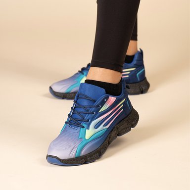 ZAPATILLA DEPORTIVA MUJER  AZUL LUZ CHINITOWN - 2