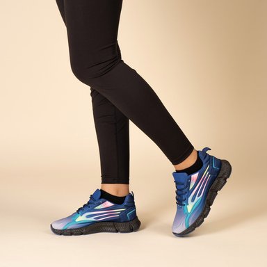 ZAPATILLA DEPORTIVA MUJER  AZUL LUZ CHINITOWN - 5
