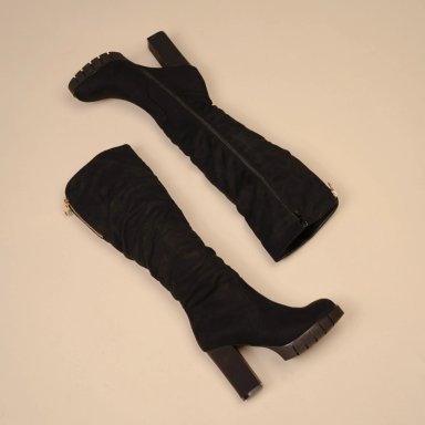 BOTA LARGA MUJER  NEGRO NARKISSA CHINITOWN - 7