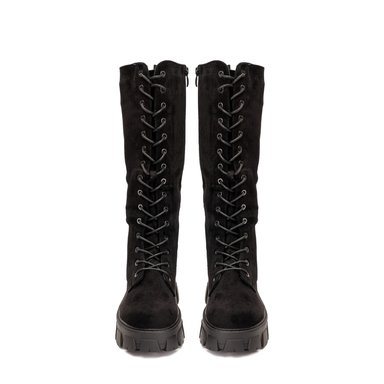 BOTA LARGA MUJER  NEGRO LAGERTHA CHINITOWN - 4