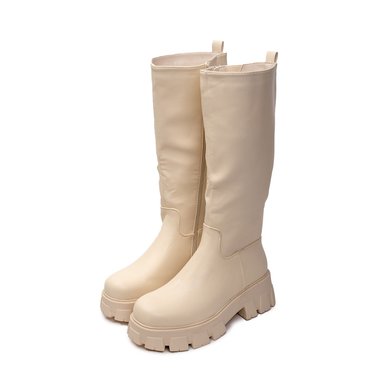 BOTA LARGA MUJER  BLANCO SIGGY CHINITOWN - 3