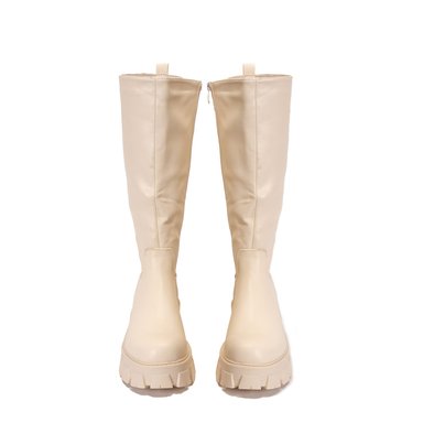 BOTA LARGA MUJER  BLANCO SIGGY CHINITOWN - 4