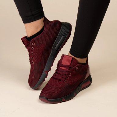 ZAPATILLA DEPORTIVA MUJER MIRIEL ROJO OSCURO CHINITOWN - 5