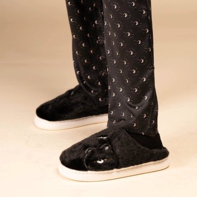 PANTUFLA CASUAL MUJER PALESA NEGRO CHINITOWN - 5