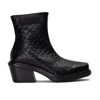 BOTIN CUERO HELA CAIMAN PLATA LANDAZURI - 1