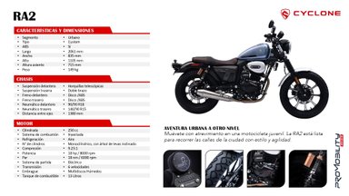 MOTO CYCLONE RA2 - 5