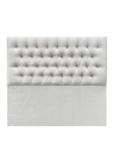 RESPALDO DE CAMA CAPITONE  PREMIUM FELPA CRUDO - QUEEN - 2