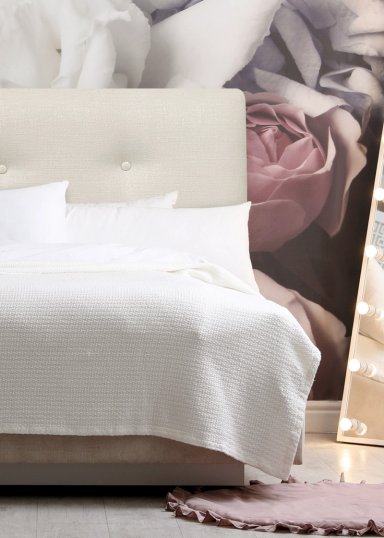 RESPALDO DE CAMA BOTONE  PREMIUM LINO CRUDO - QUEEN - 1
