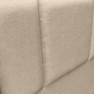 RESPALDO DE CAMA BLOCK LINO BEIGE - QUEEN - 3
