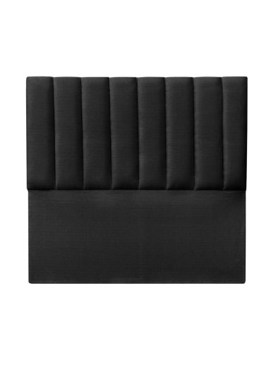 RESPALDO DE CAMA TUBULAR VERTICAL LINO GRAFITO - QUEEN - 2