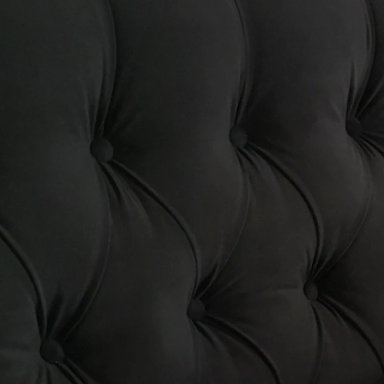 RESPALDO DE CAMA CAPITONE  PREMIUM FELPA NEGRO - QUEEN - 3