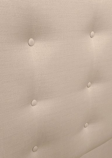 RESPALDO DE CAMA BOTONE  PREMIUM LINO BEIGE - QUEEN - 3