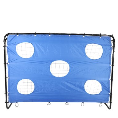 ARCO DE FUTBOL BASKO FITNESS METAL CON PUNTERIA 240X170 CM - 1
