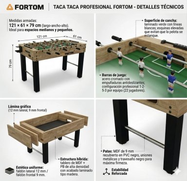 TACA TACA MADERA PROFESIONAL CON MARCADOR - 2