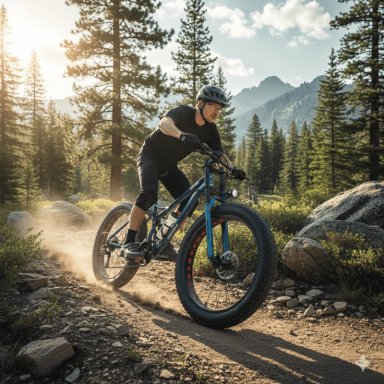 BICICLETA FAT BIKE ARO 26 BLUE - 3