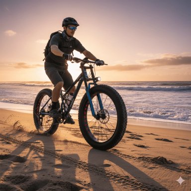 BICICLETA FAT BIKE ARO 26 BLUE - 4