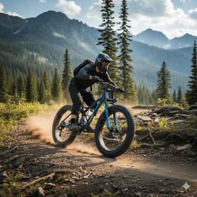 BICICLETA FAT BIKE ARO 26 BLUE - 5