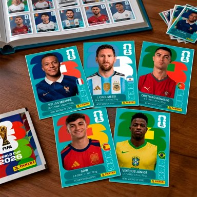 PACK DE 20 SOBRES DE LAMINAS PANINI MUNDIAL 2026 140 LAMINAS - 6