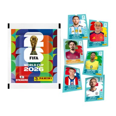 PACK DE 5 SOBRES DE LAMINAS PANINI MUNDIAL 2026 35 LAMINAS - 4