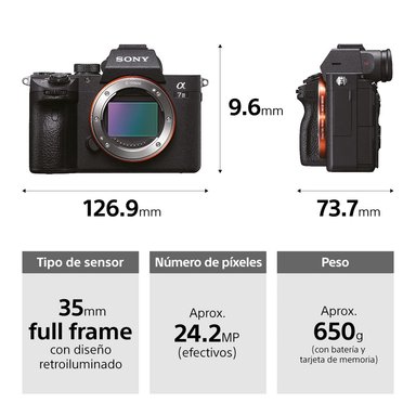 CÁMARA MIRRORLESS ILCE-7M3 CON SENSOR FULLFRAME - 2