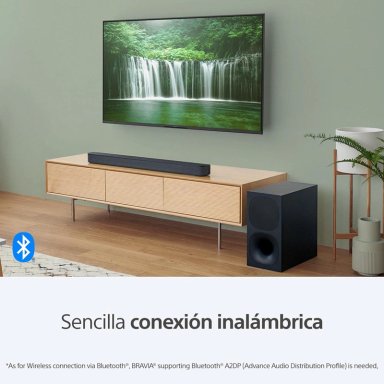 SOUNDBAR DE 2.1 CANALES CON SUBWOOFER INALAMBRICO HT-S400 - 4