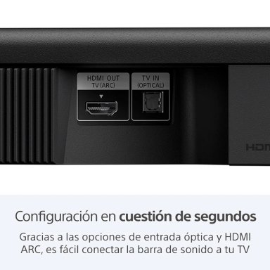 SOUNDBAR DE 2.1 CANALES CON SUBWOOFER INALAMBRICO HT-S400 - 6