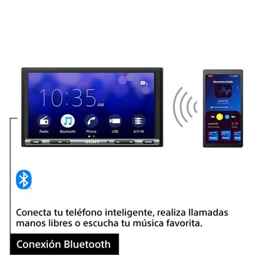 RECEPTOR DE MEDIOS DIGITALES SONY DE 6,95' CON WEBLINK CAST XAV-AX3200 - 6
