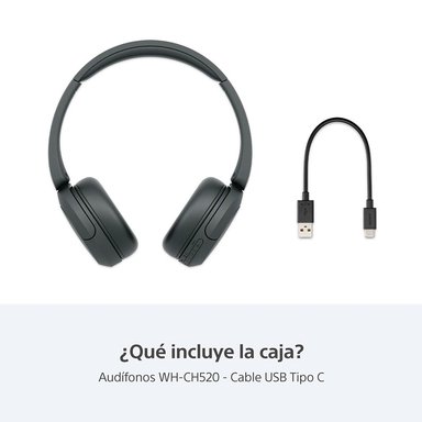 AUDÍFONOS SONY WH-CH520 BLUETOOTH - 5