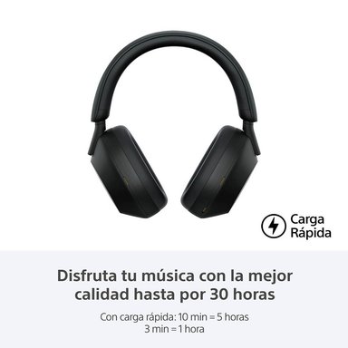 AUDÍFONOS SONY WH-1000XM5 NOISE CANCELLING BLUETOOTH NEGRO - 7
