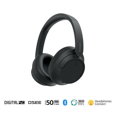 AUDÍFONOS SONY WH-CH720N NOISE CANCELLING BLUETOOTH NEGRO - 1