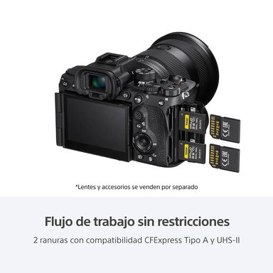 CÁMARA SONY ILCE-7RM5 USB MICRO HDMI 61 MP APROX HIGH RES FULL FRAME - 4