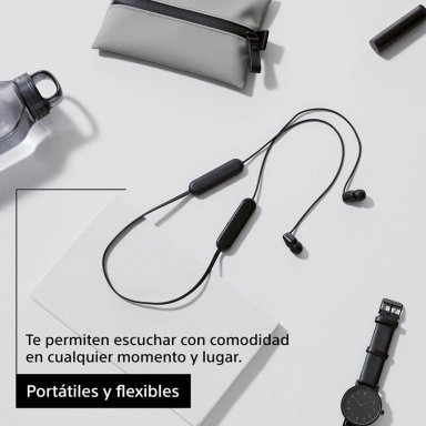 AUDÍFONOS SONY WI-C100B INTERNOS BLUETOOTH NEGRO - 5