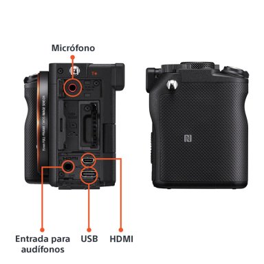 CÁMARA SONY ILCE-7CL/B HDMI COMPACTA FULL-FRAME ALPHA 7C - 4