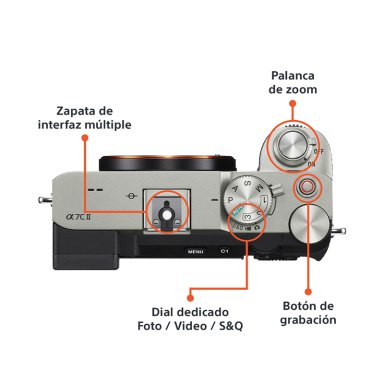 CÁMARA PROFESIONAL COMPACTA FULL FRAME MIRRORLESS ILCE-7CM2 - 4