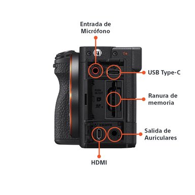 CÁMARA PROFESIONAL COMPACTA FULL FRAME MIRRORLESS ILCE-7CR - 4