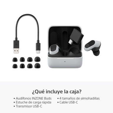 AUDÍFONOS GAMER SONY TRUE WIRELESS WF-G700NBZ UC NOISE CANCELLING JUEGOS INZONE BUDS BLUETOOTH - 2