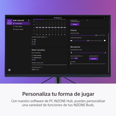 AUDÍFONOS GAMER SONY TRUE WIRELESS WF-G700NBZ UC NOISE CANCELLING JUEGOS INZONE BUDS BLUETOOTH - 7